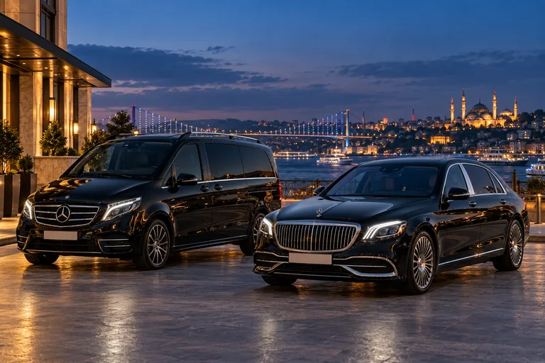 Kanyon lüks korsan taksi: Mercedes-Benz Vito ve Maybach